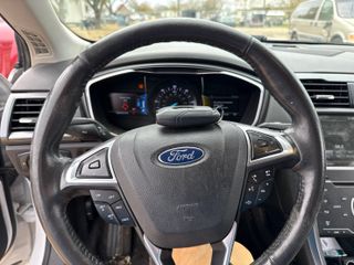 2015 Ford Fusion Hybrid Titanium - Interior Steering Wheel With Keys Image